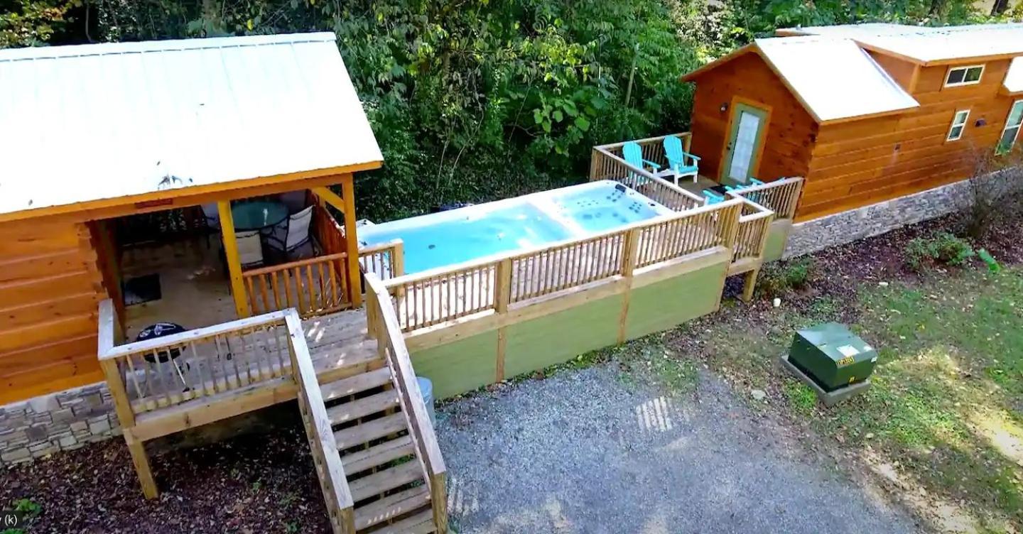 River Cabin Hot Tub & Swim Spa Near Downtown Chattanooga Extérieur photo